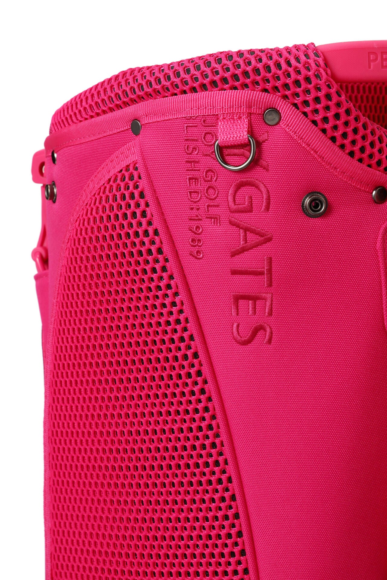 スタンド式キャディバッグ <Pink with BLACK> (46インチ対応) (UNISEX)