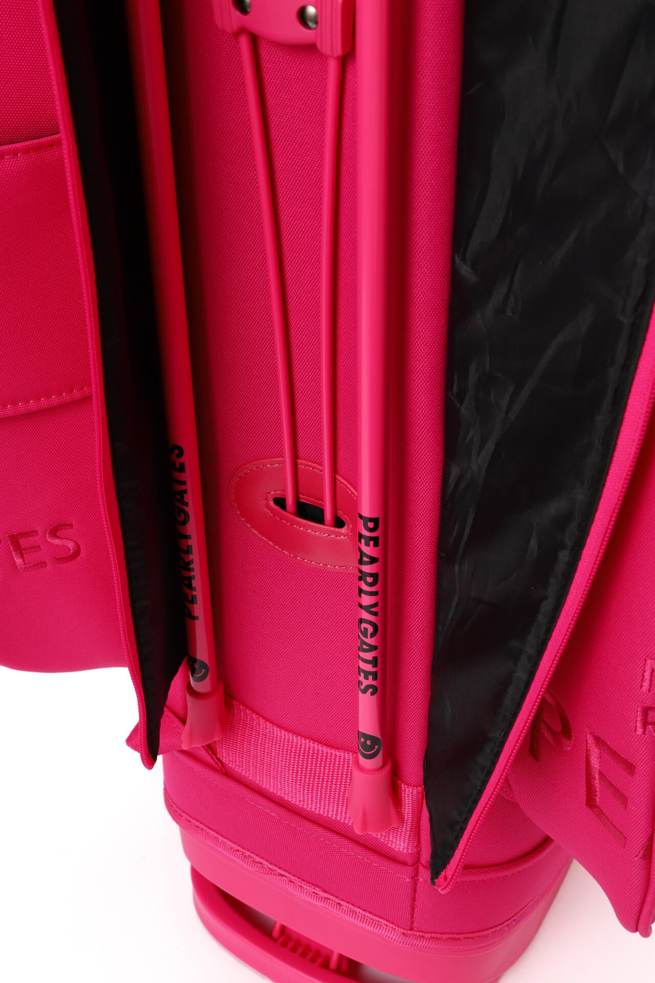 スタンド式キャディバッグ <Pink with BLACK> (46インチ対応) (UNISEX)