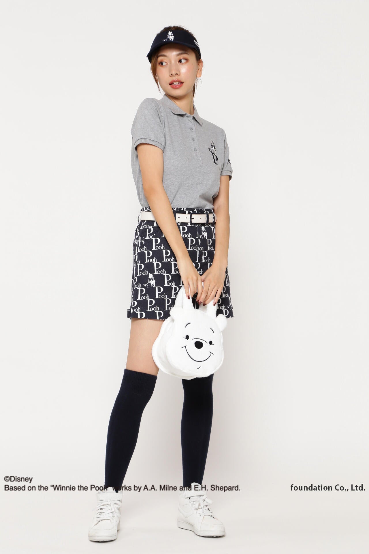 プーさんフェイクファーカートバッグ <Winnie the Pooh COLLECTION> (UNISEX)