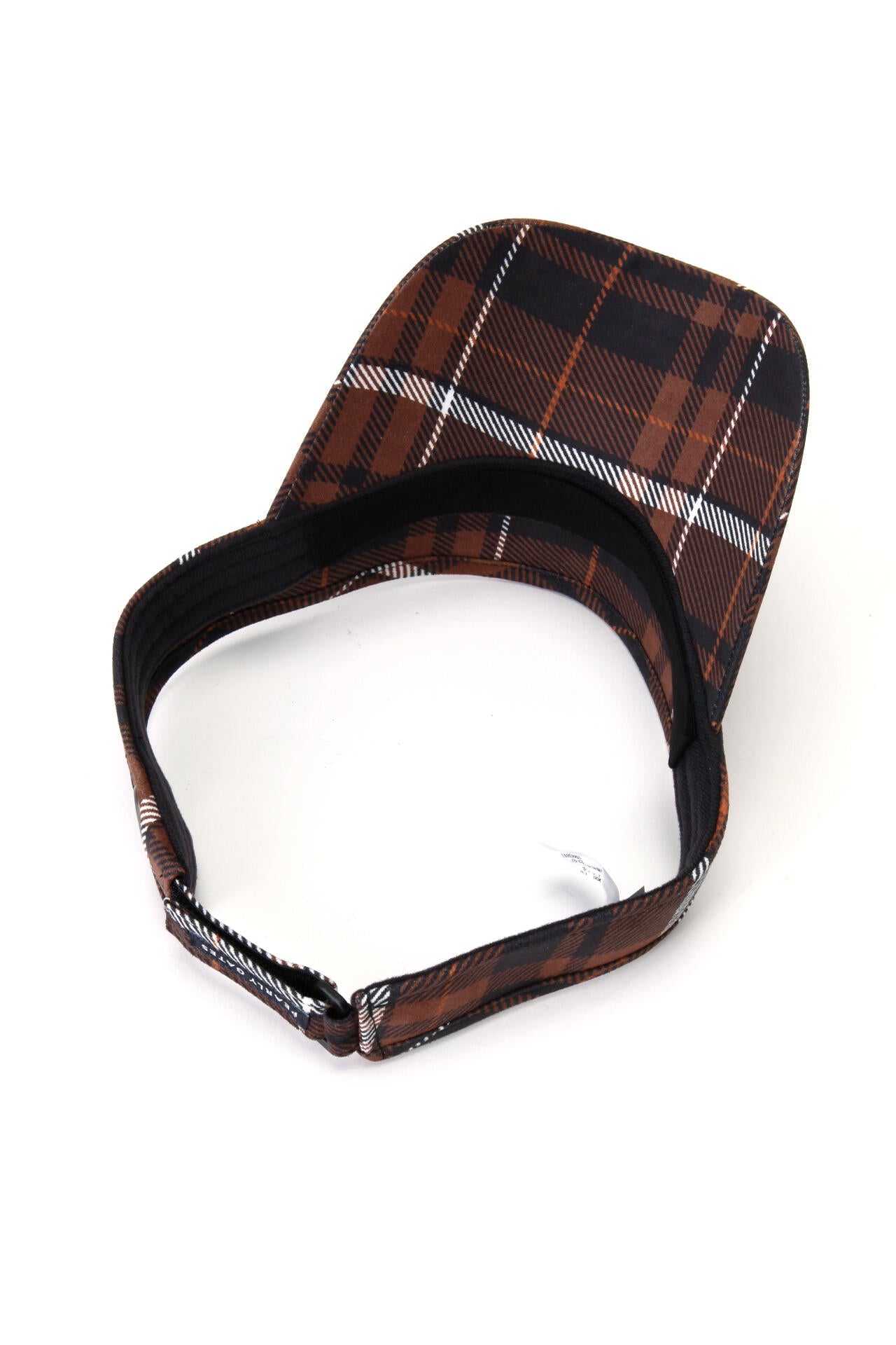 チェック柄 バイザー <CHECKシリーズ> (UNISEX)