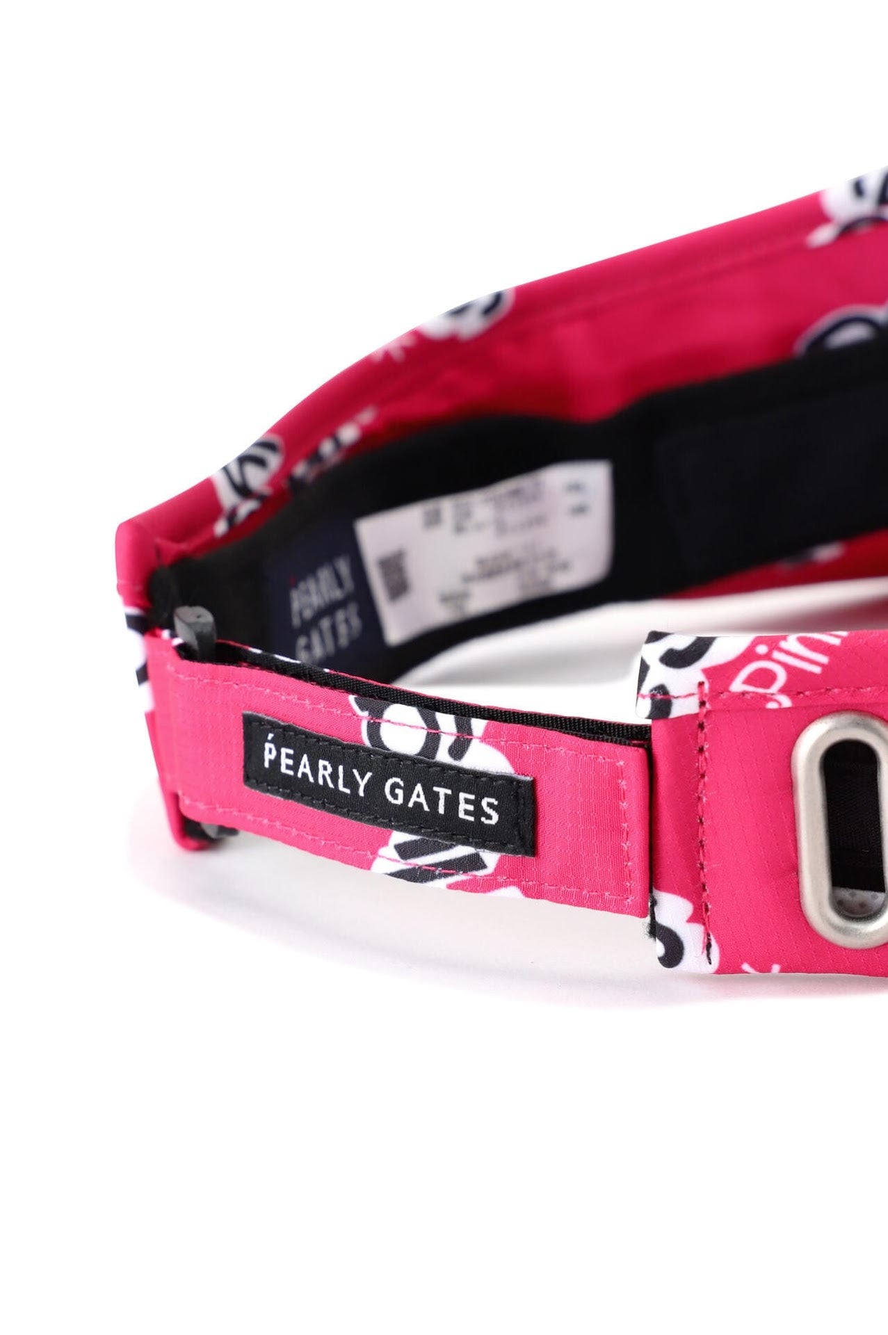 バイザー <Pink with BLACK> (UNISEX)