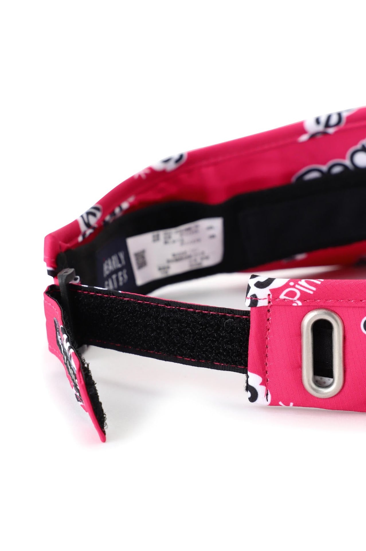 バイザー <Pink with BLACK> (UNISEX)