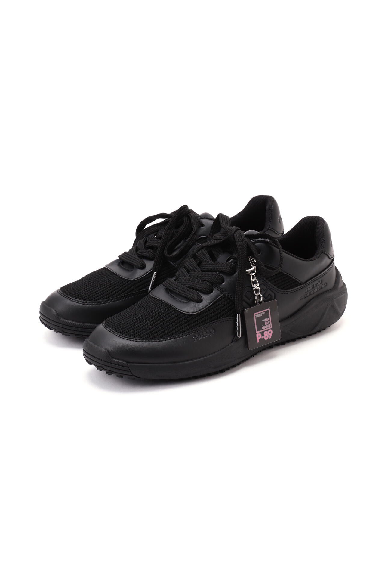 PINK ローカットスパイクレス ゴルフシューズ <Pink with BLACK> (MENS)
