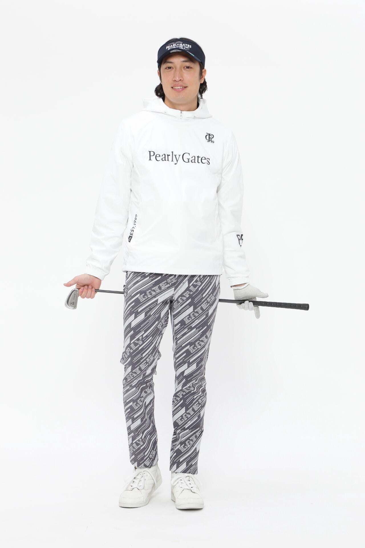カルゼアートピケ 5ポケットストレッチパンツ <スピードロゴ柄>