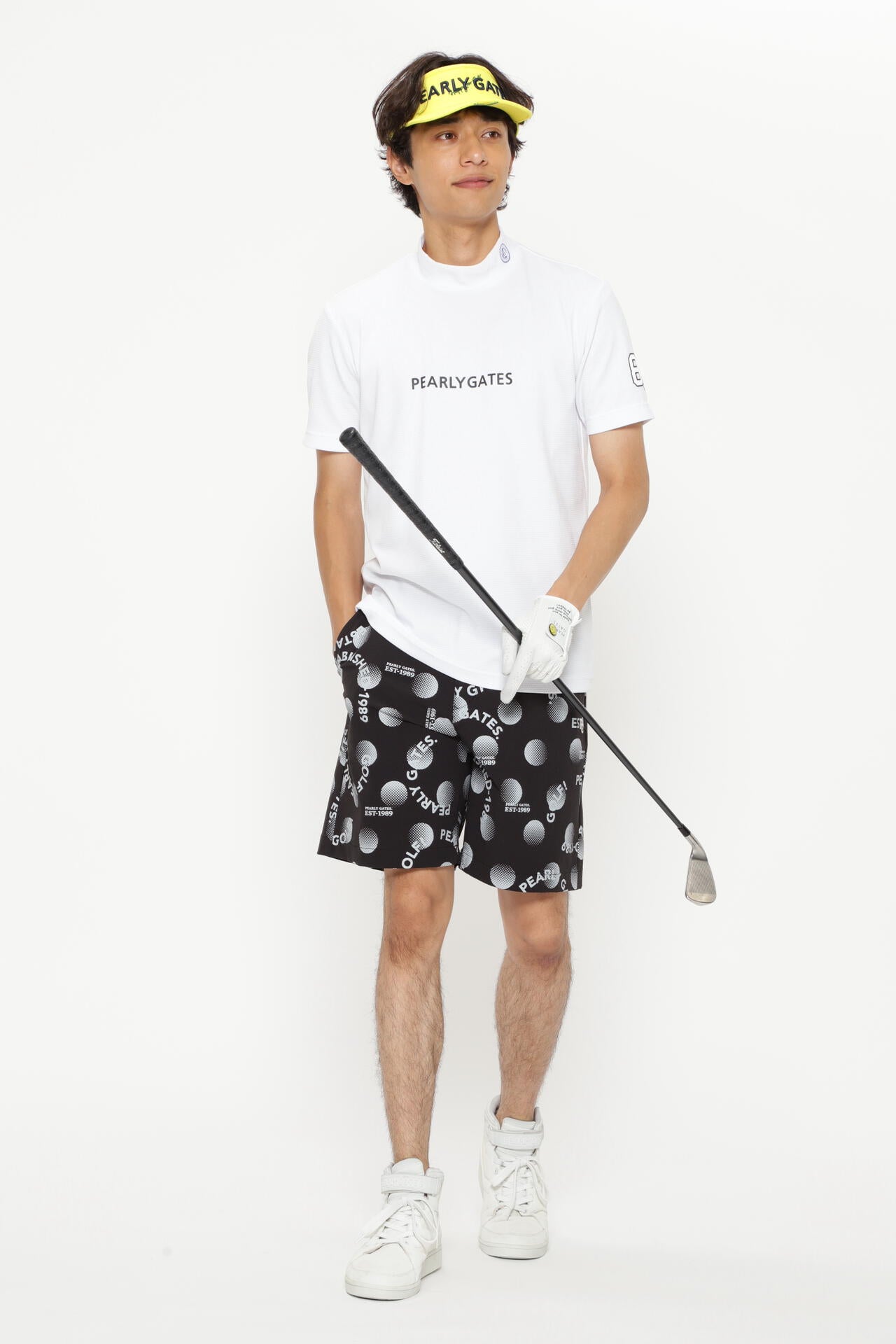 CORDURAリップストップ2WAY撥水 ショートパンツ <GOLFロゴ柄>