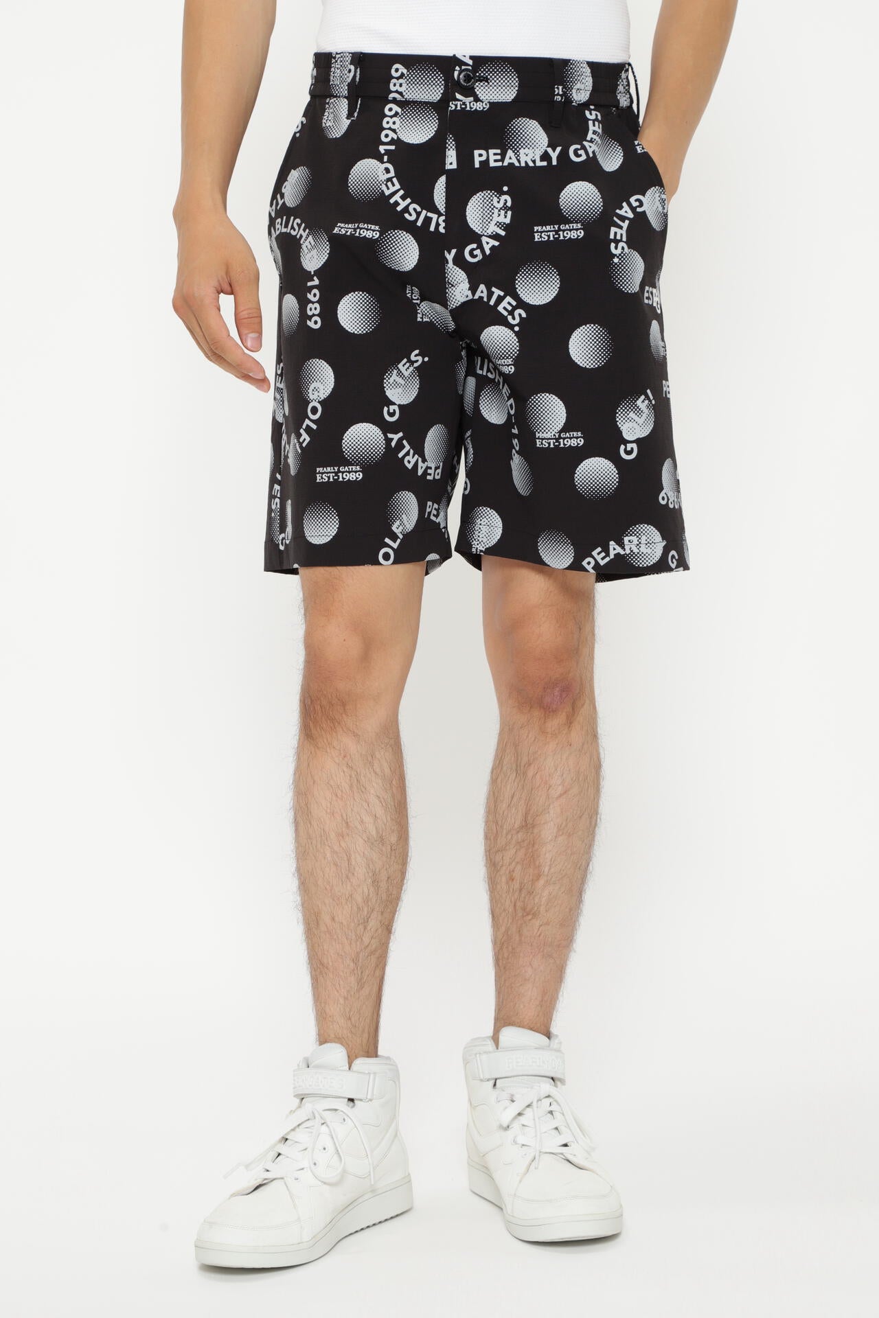 CORDURAリップストップ2WAY撥水 ショートパンツ <GOLFロゴ柄>