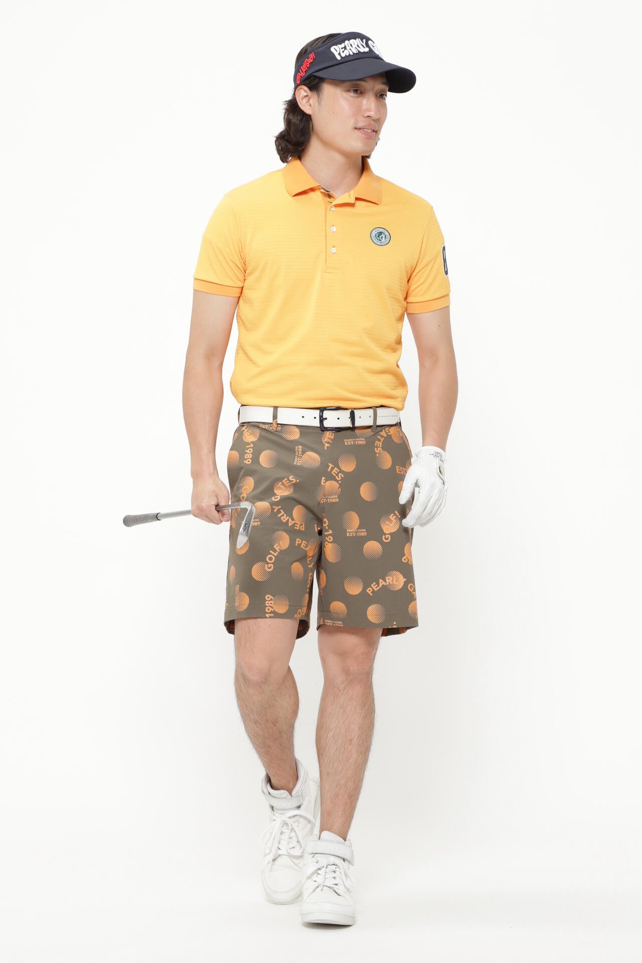 CORDURAリップストップ2WAY撥水 ショートパンツ <GOLFロゴ柄>