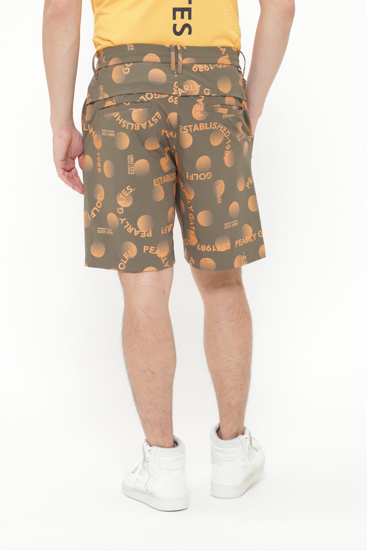 CORDURAリップストップ2WAY撥水 ショートパンツ <GOLFロゴ柄>
