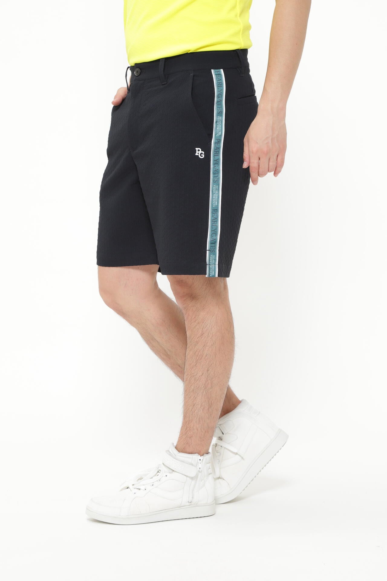 ポリエステルストレッチチドリジャガード ショートパンツ