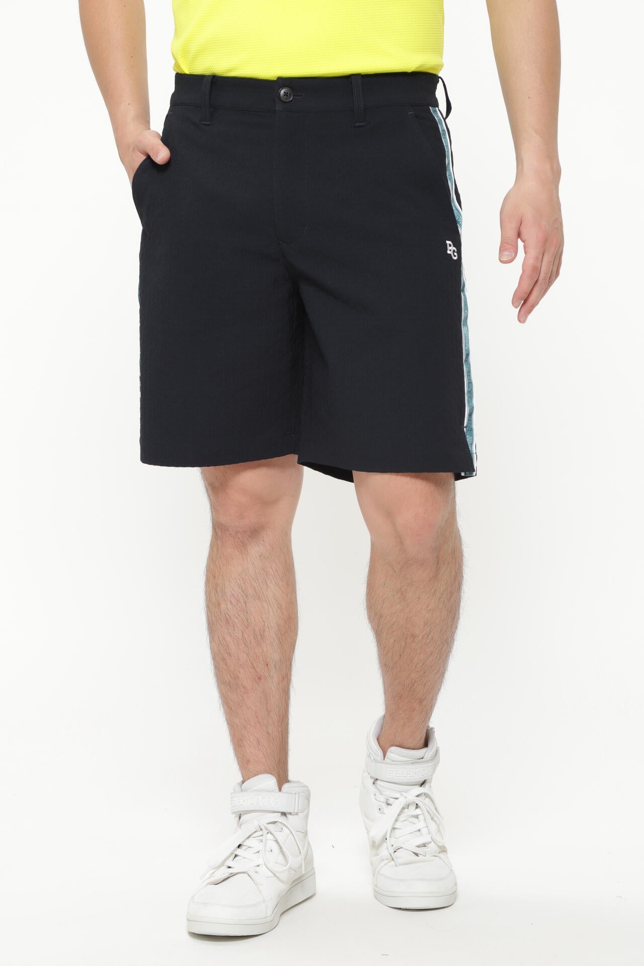 ポリエステルストレッチチドリジャガード ショートパンツ