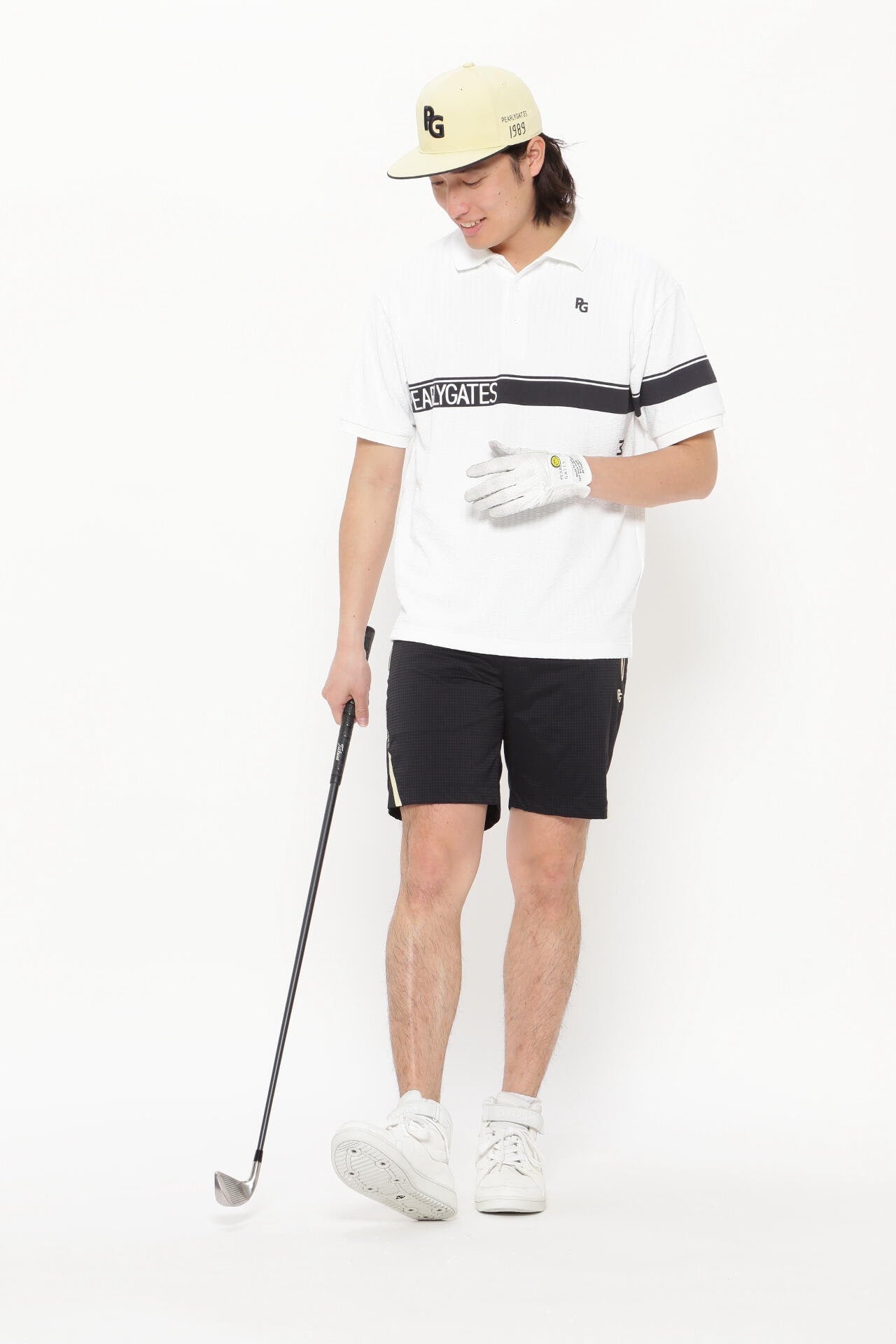 カノコサッカーストライプ DRY MASTER 半袖ポロシャツ <シャンパンゴールド><Relaxシリーズ>