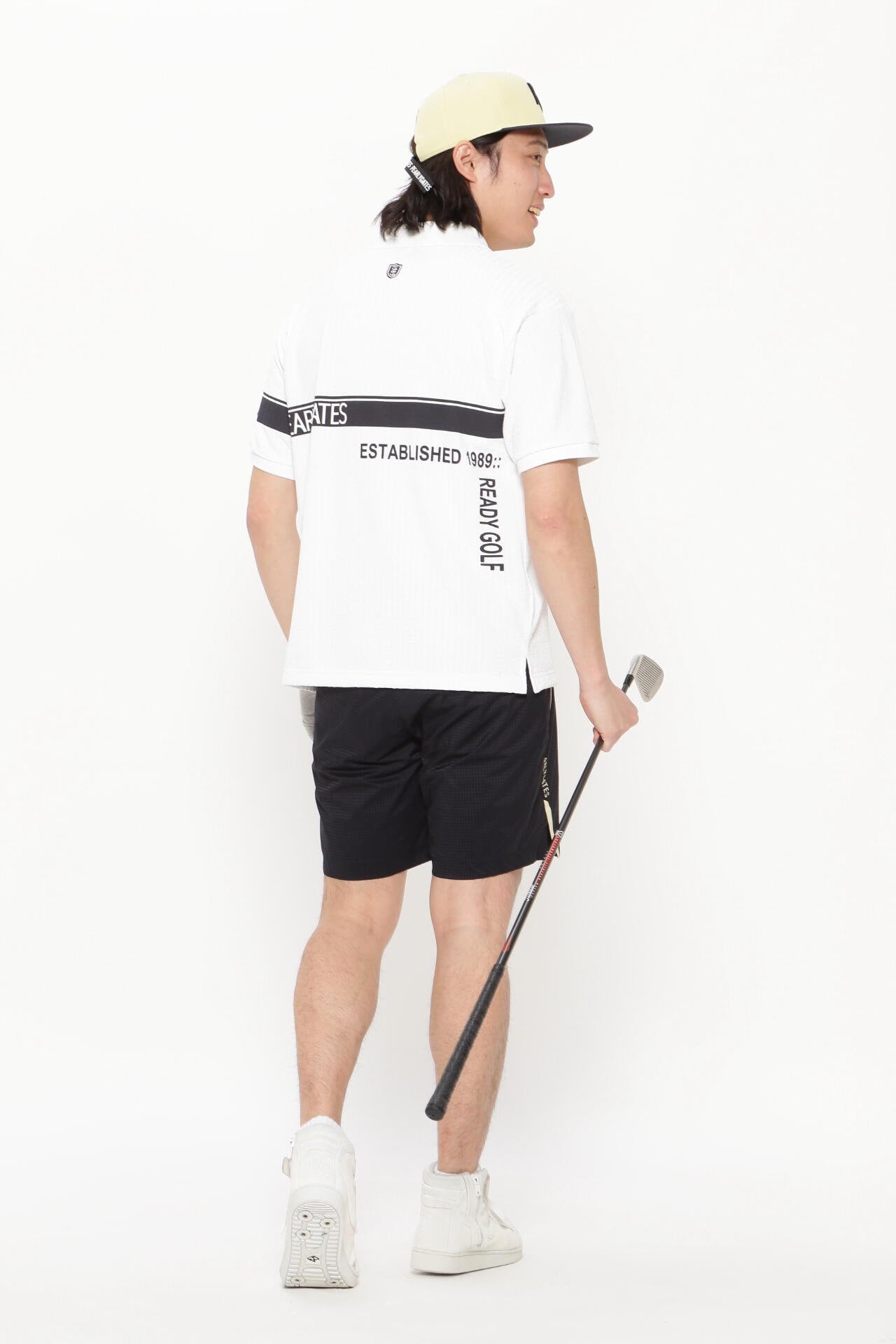 カノコサッカーストライプ DRY MASTER 半袖ポロシャツ <シャンパンゴールド><Relaxシリーズ>