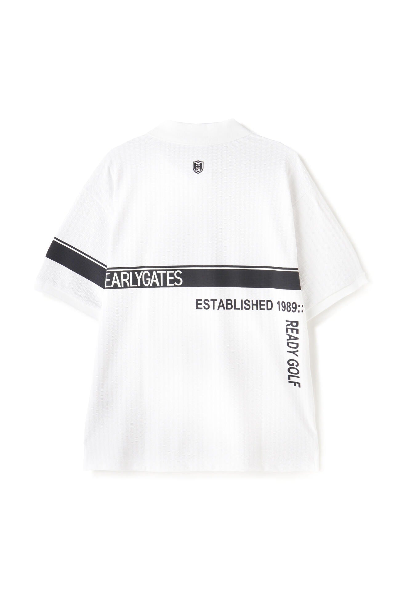 カノコサッカーストライプ DRY MASTER 半袖ポロシャツ <シャンパンゴールド><Relaxシリーズ>