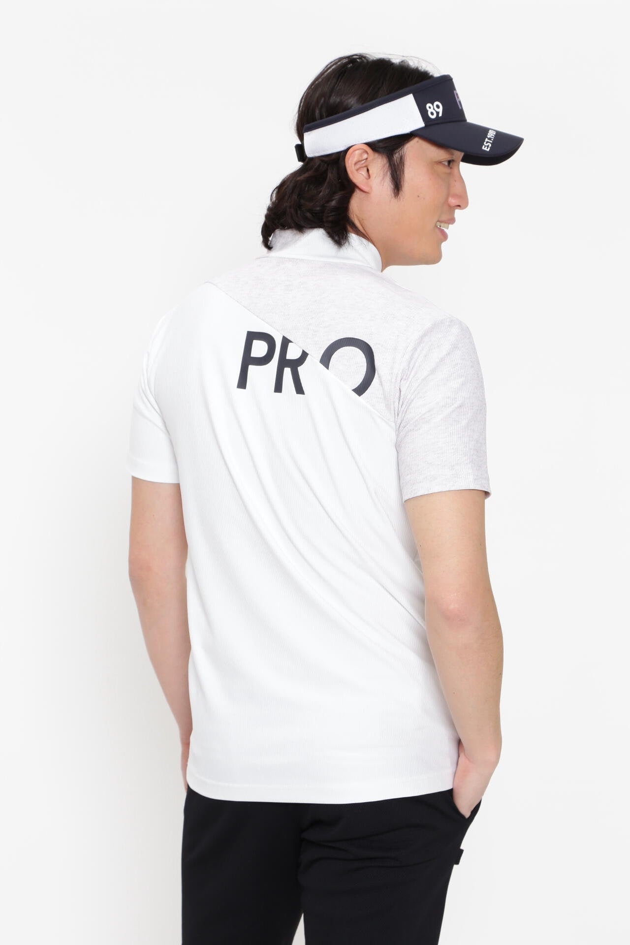 4WAYリップル半袖ハイネックカットソー <PGPRO>