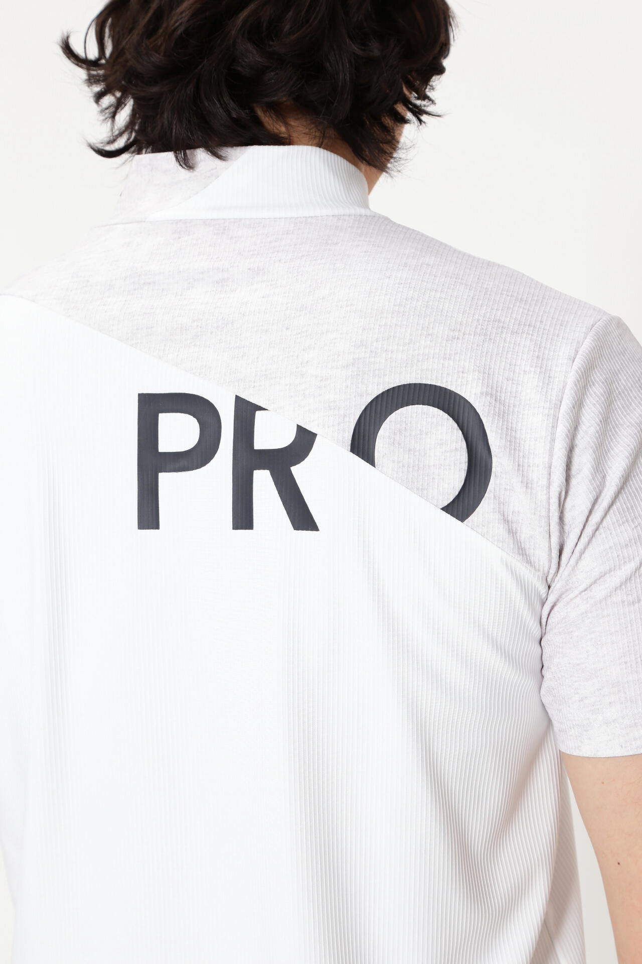 4WAYリップル半袖ハイネックカットソー <PGPRO>
