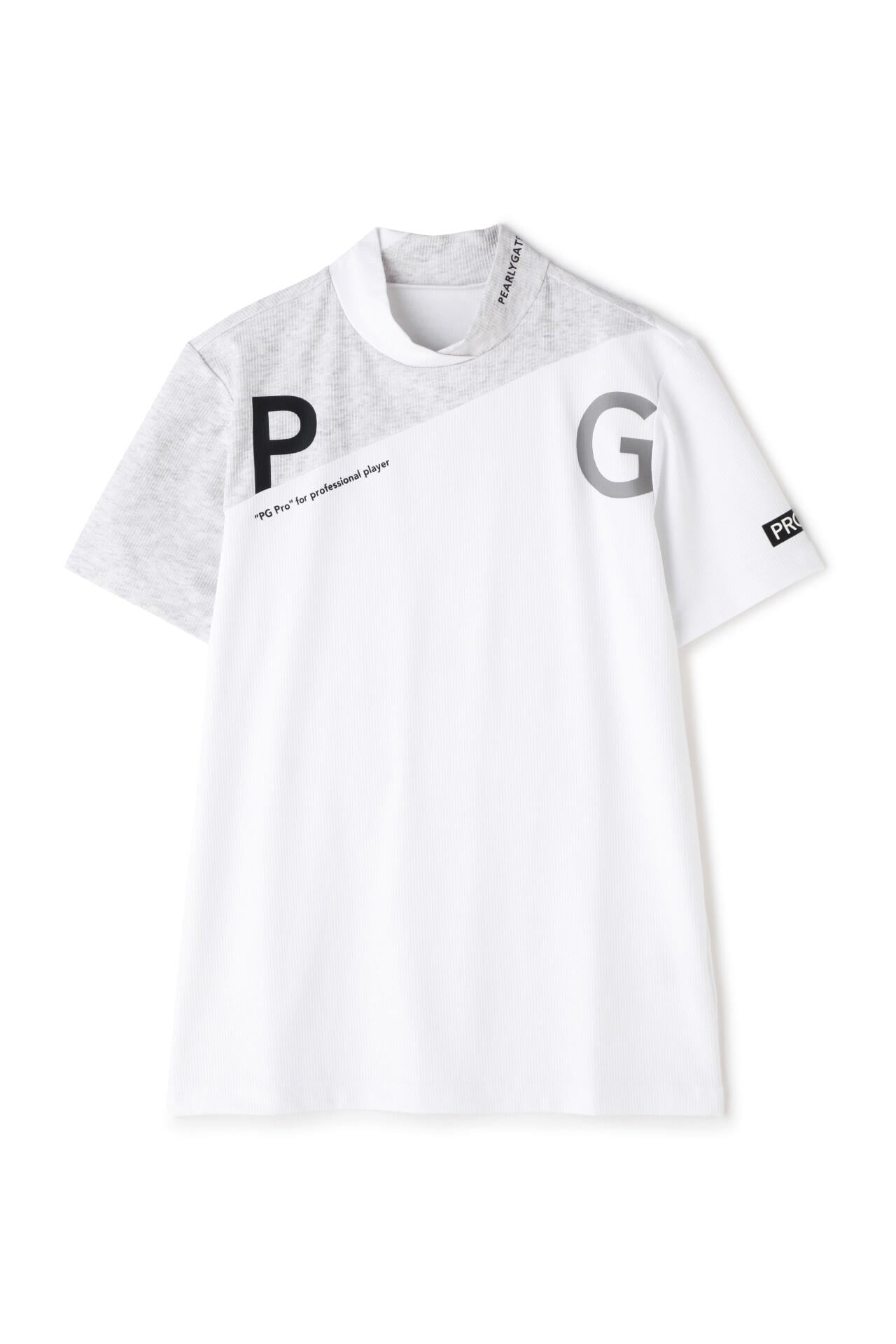 4WAYリップル半袖ハイネックカットソー <PGPRO>