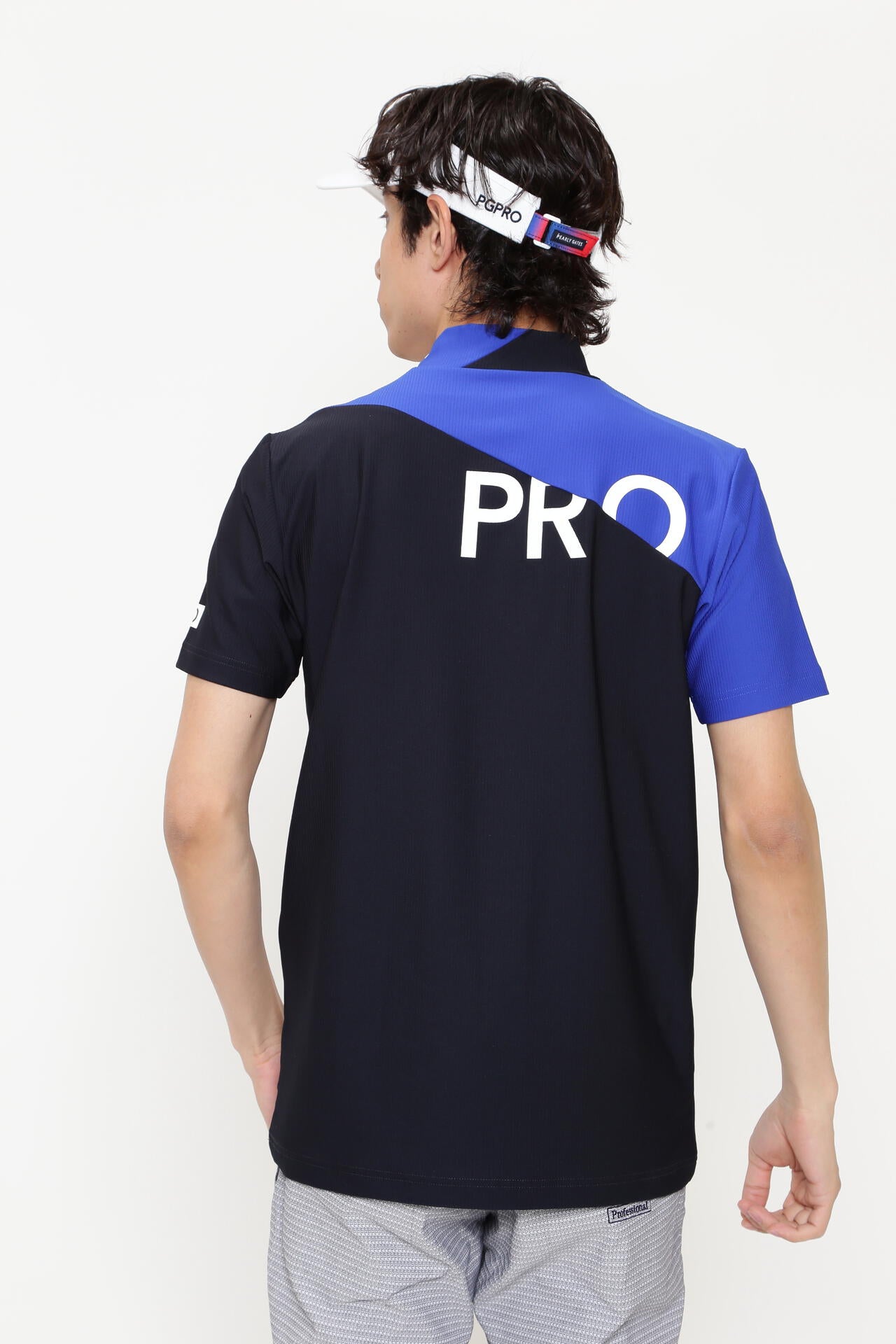 4WAYリップル半袖ハイネックカットソー <PGPRO>