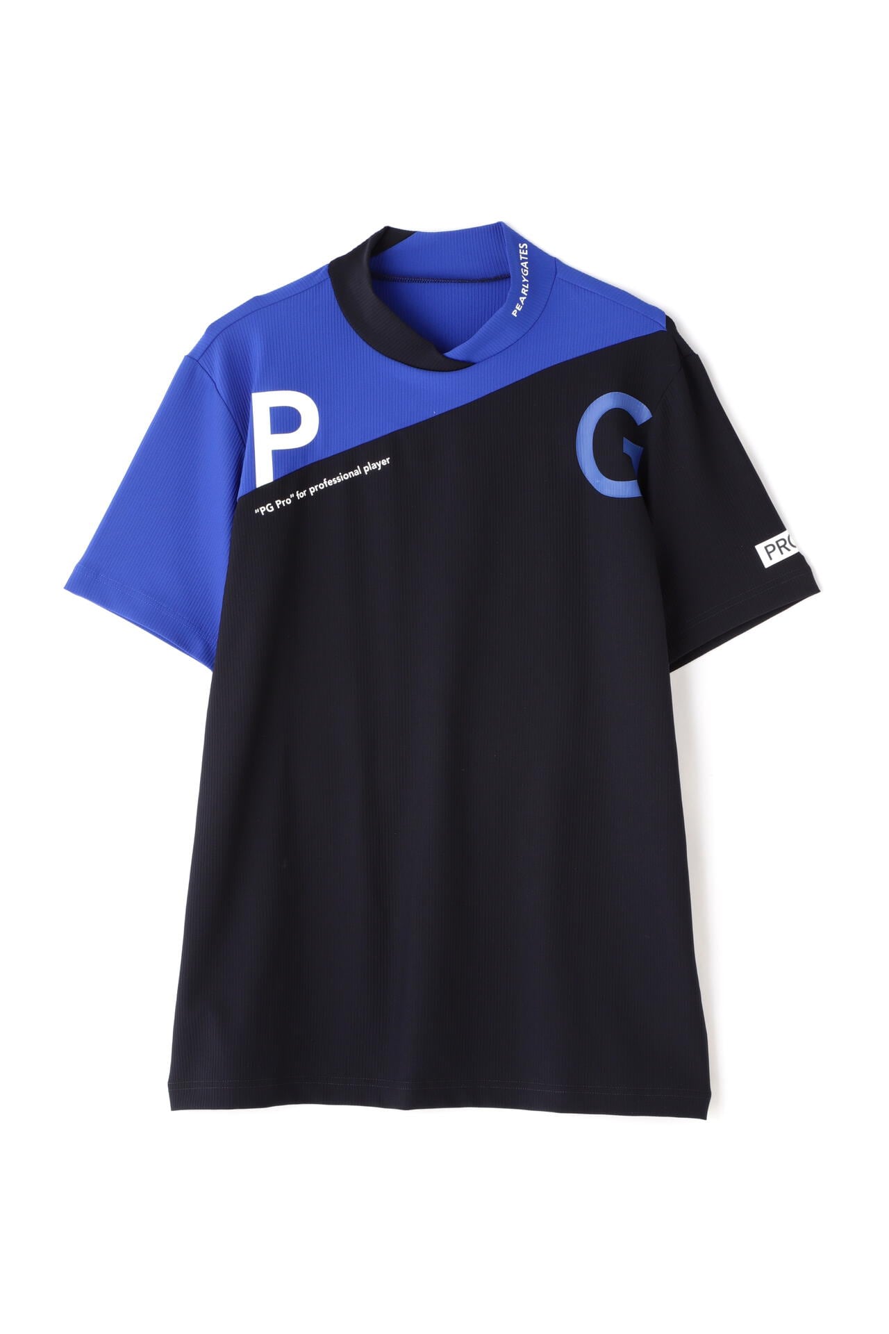 4WAYリップル半袖ハイネックカットソー <PGPRO>