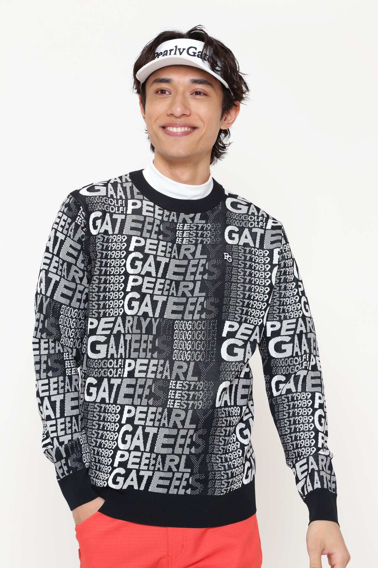 光栓クルーネックニットプルオーバー <PGPRO>