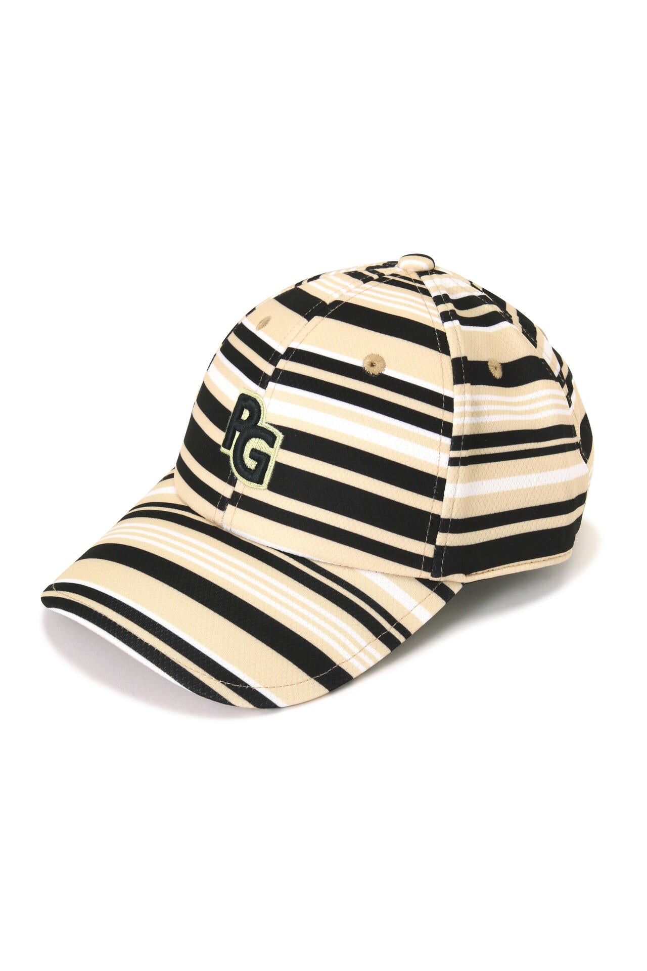 マルチボーダー柄 キャップ (UNISEX)