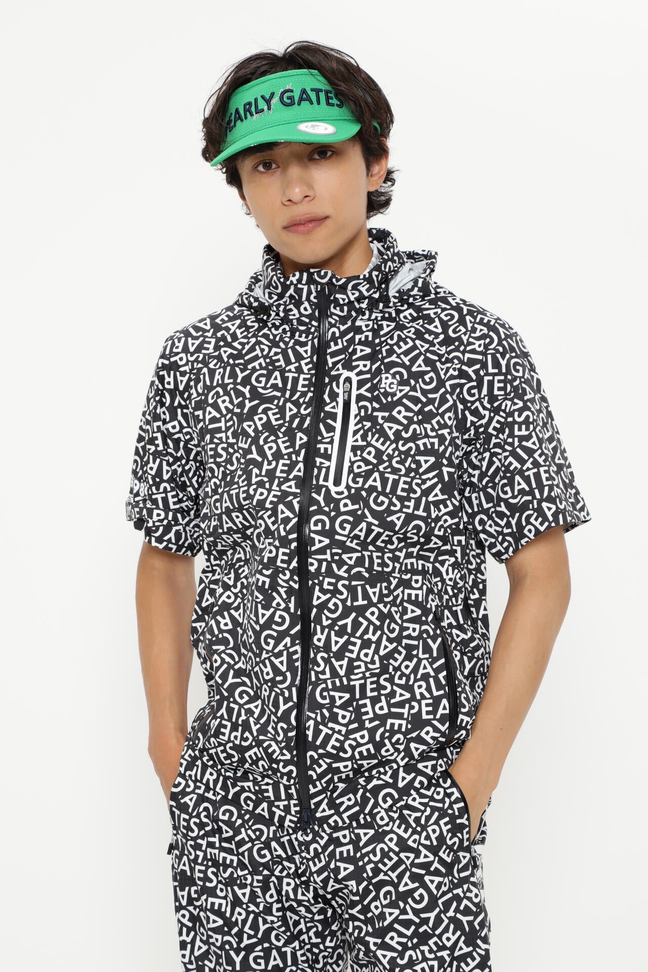 CRAFTEVO レインジャケット <ロゴ/千鳥柄> (MENS)