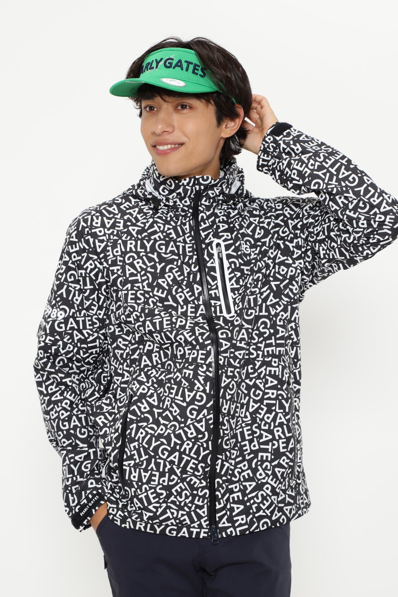 CRAFTEVO レインジャケット <ロゴ/千鳥柄> (MENS)