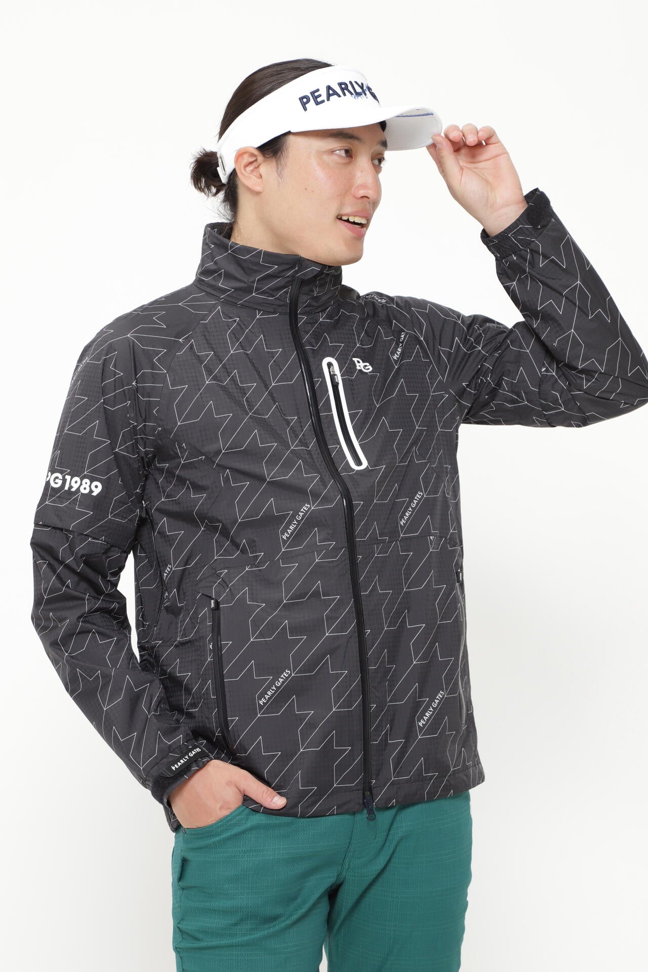 CRAFTEVO レインジャケット <ロゴ/千鳥柄> (MENS)
