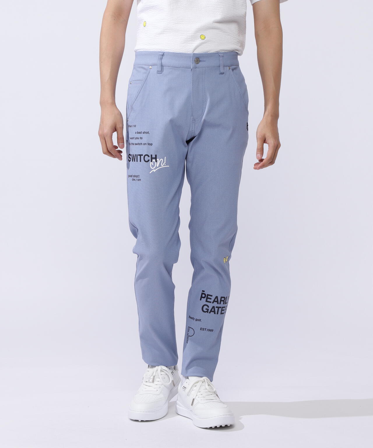 ストレッチ綾目ドビー/ストレッチデニム EXストレッチvision 5ポケットパンツ