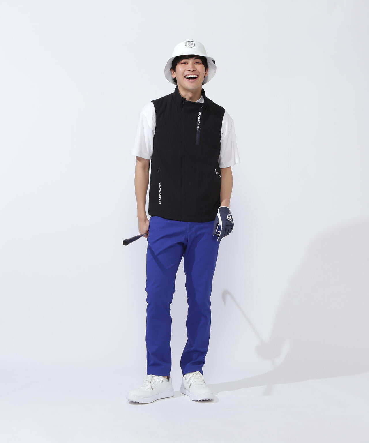 EVALET2WAYギンガム×ストライプフルジップベスト
