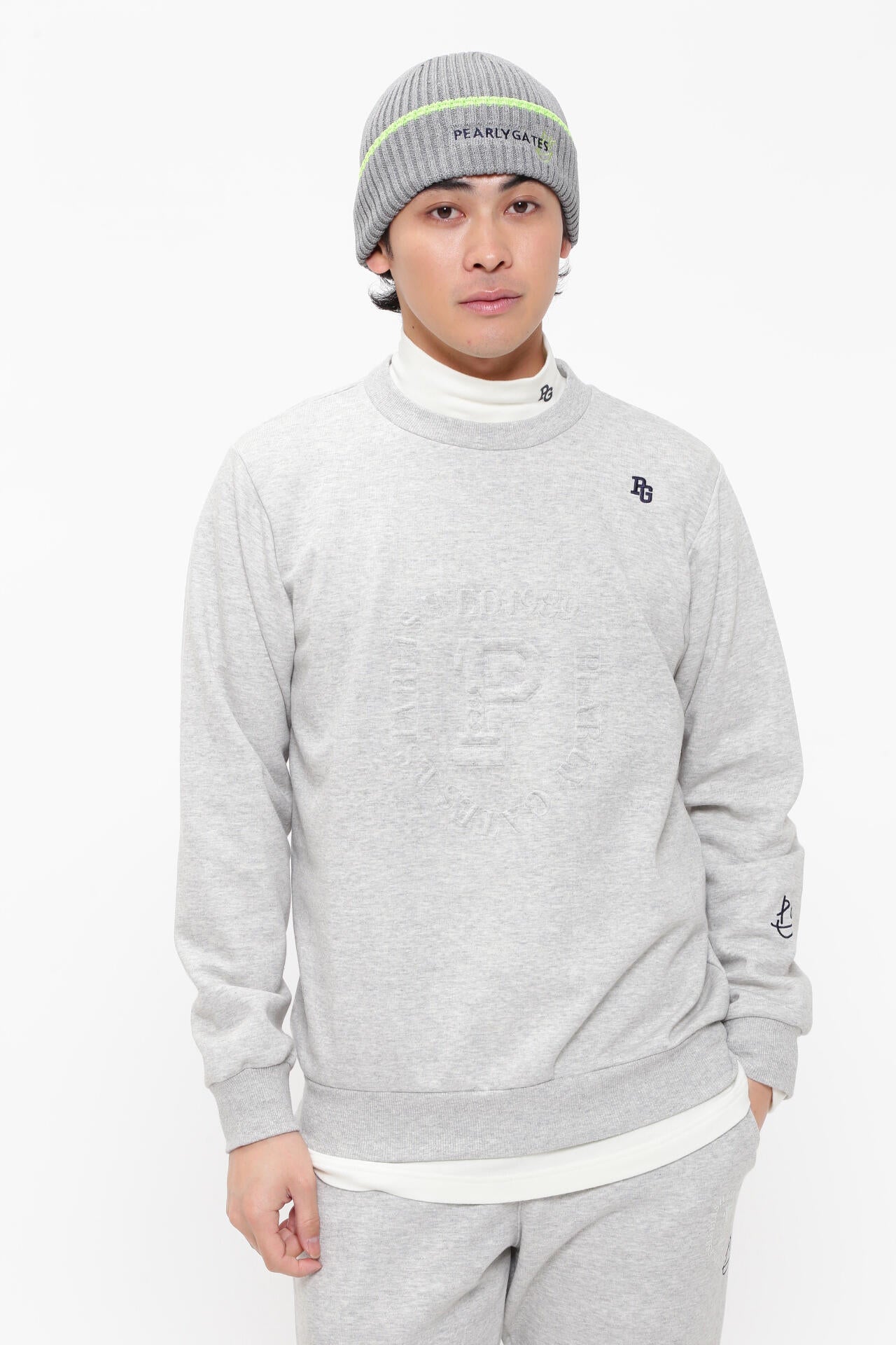 C/Peダンボールクルーネックプルオーバー