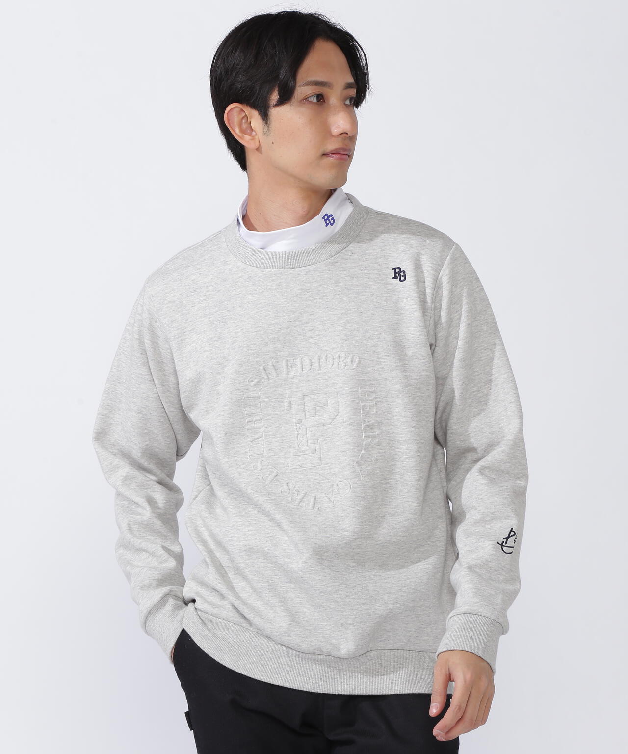 C/Peダンボールクルーネックプルオーバー