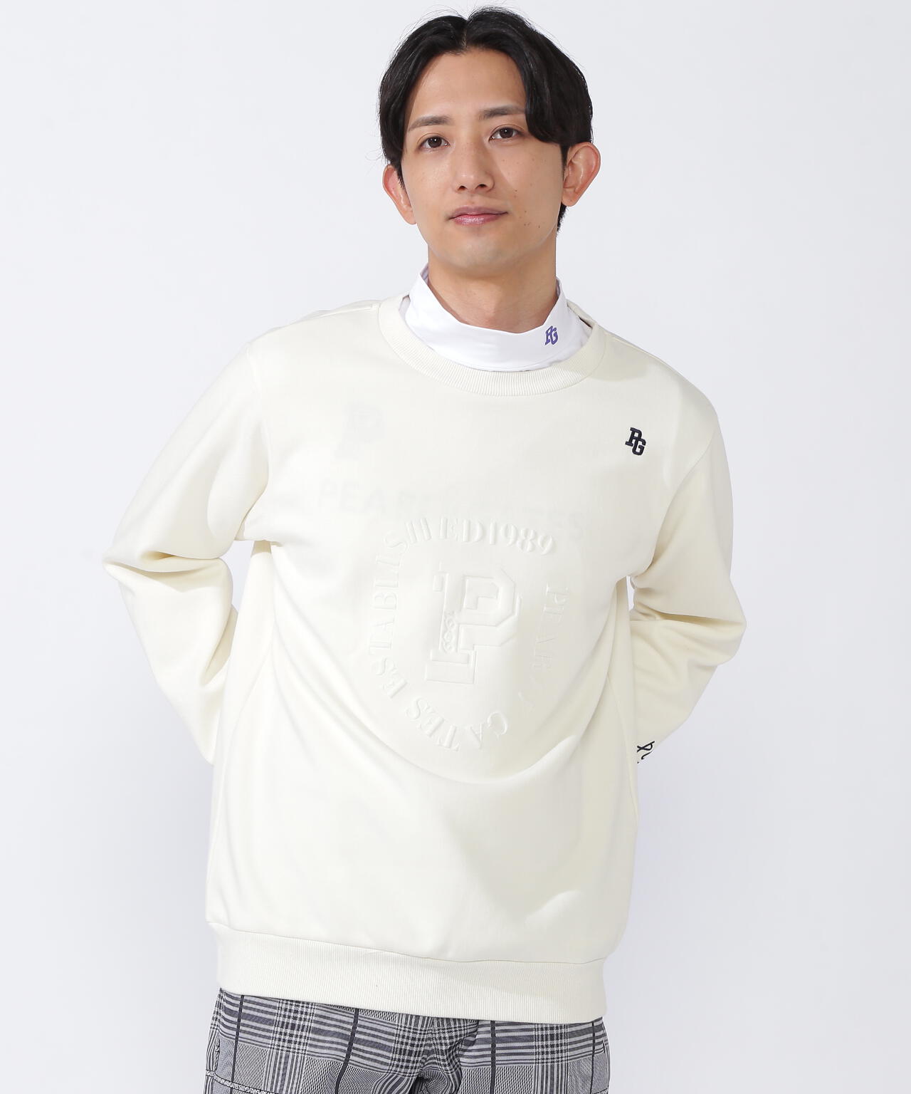C/Peダンボールクルーネックプルオーバー