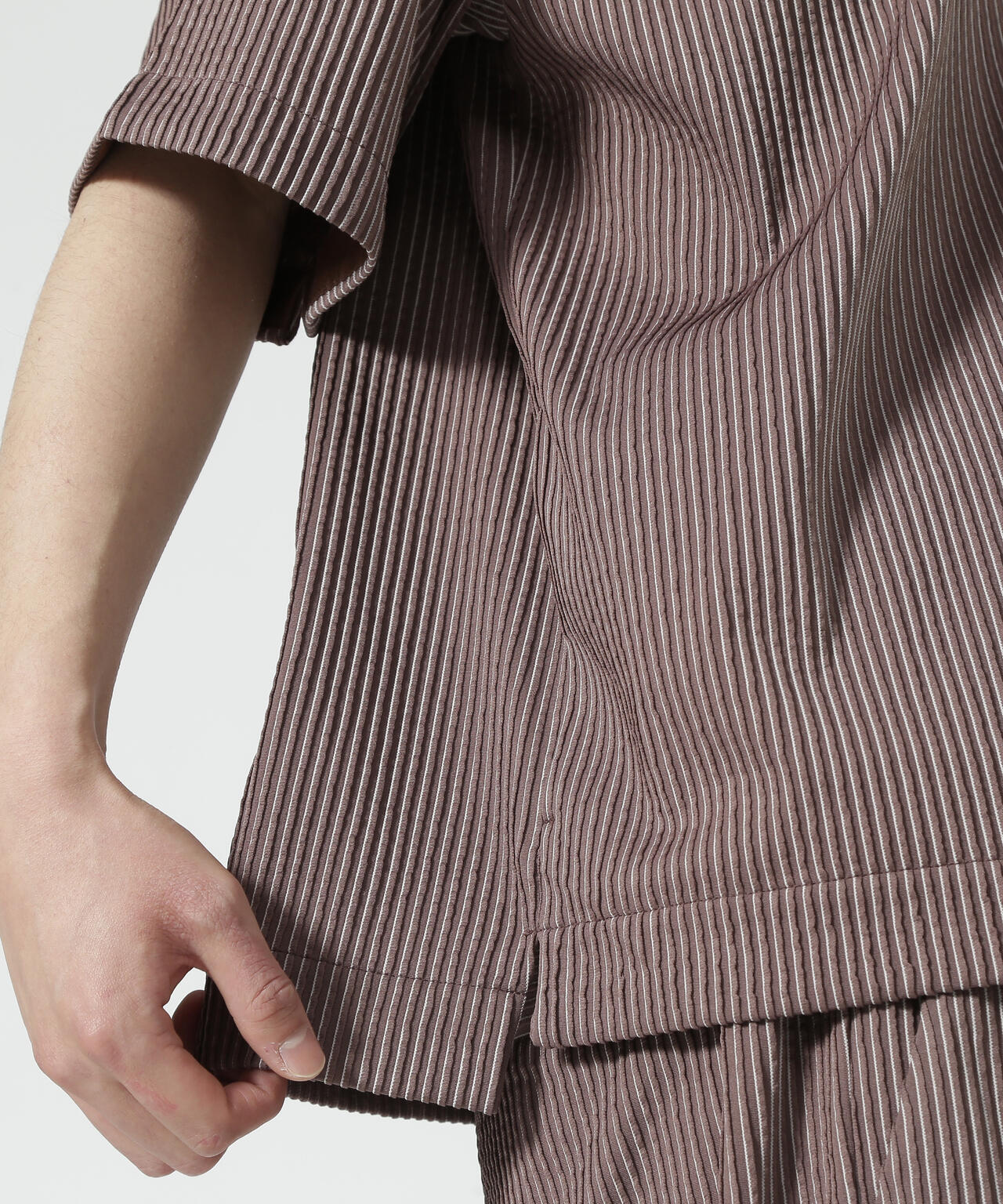 【PGG】【直営店舗&公式オンライン限定】Peストレッチピンタックジャージー半袖ポロシャツ (MENS)