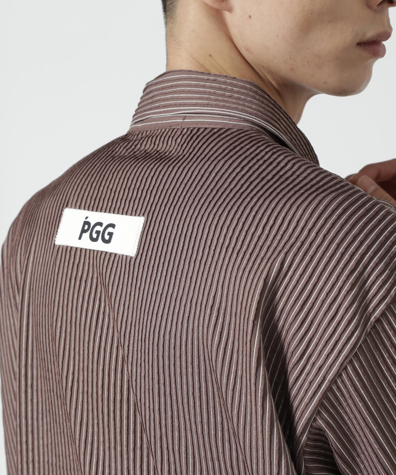 【PGG】【直営店舗&公式オンライン限定】Peストレッチピンタックジャージー半袖ポロシャツ (MENS)