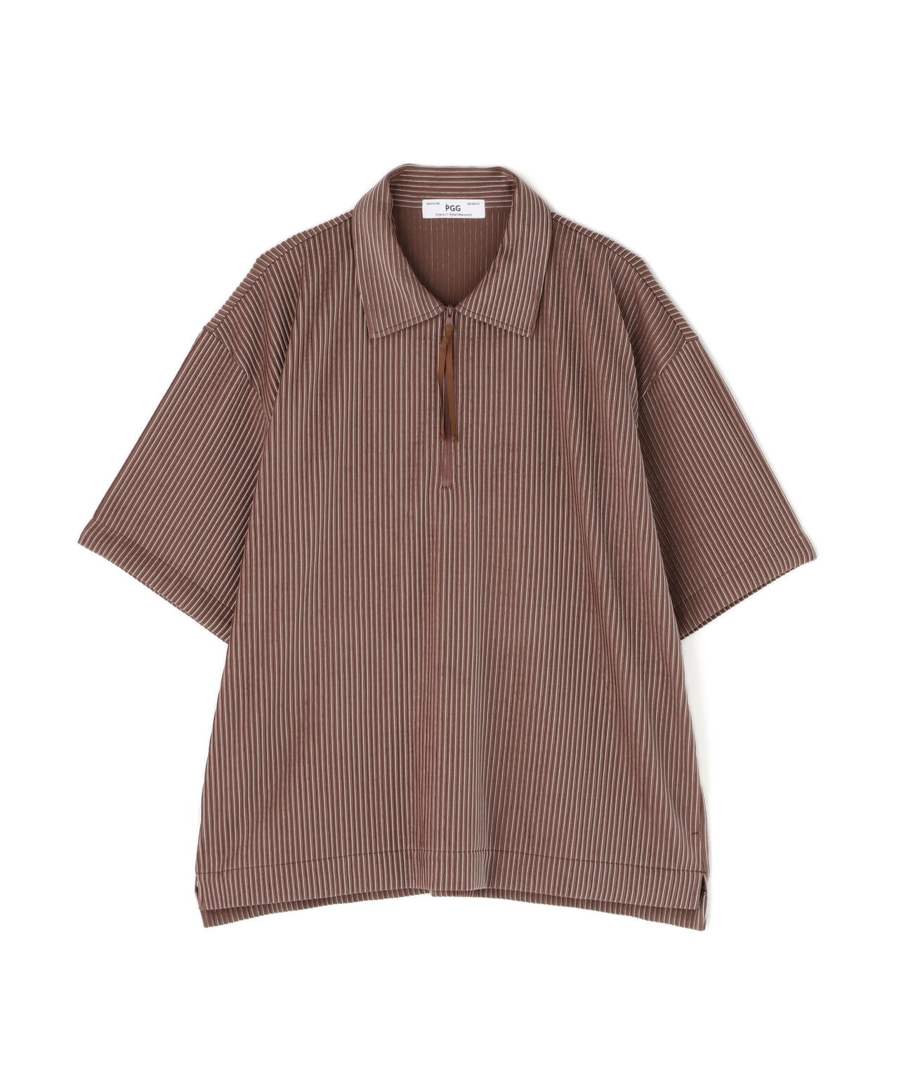 【PGG】【直営店舗&公式オンライン限定】Peストレッチピンタックジャージー半袖ポロシャツ (MENS)