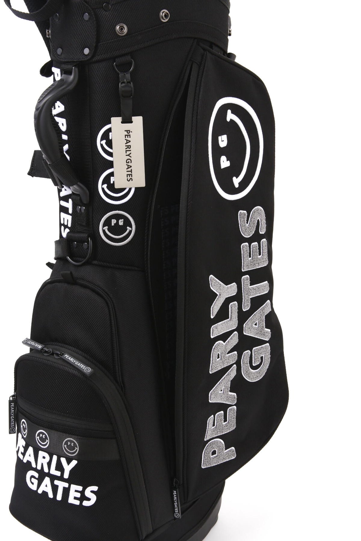 【公式オンライン&一部店舗限定】BLACK PG SMILE軽量スタンド式キャディバッグ (46インチ対応) (9型) (UNISEX)
