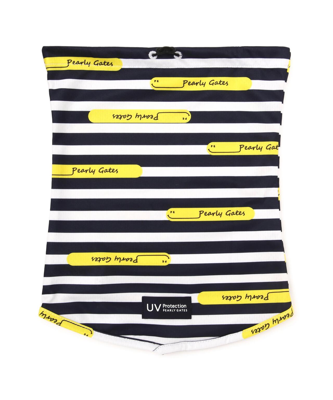UVカットネックガード <PG SMILEボーダー柄> (UNISEX)