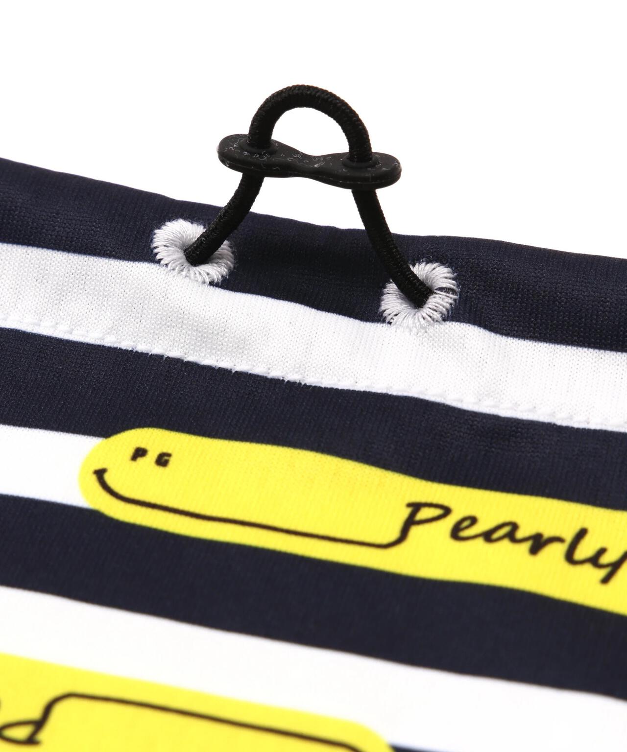 UVカットネックガード <PG SMILEボーダー柄> (UNISEX)