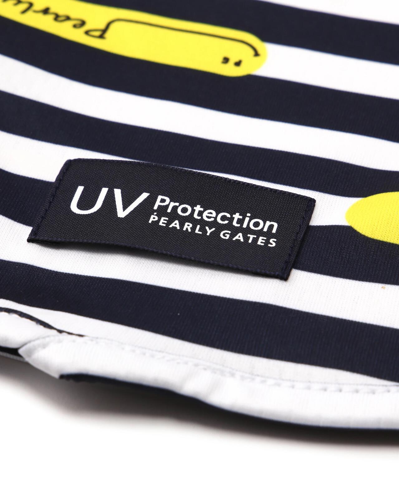 UVカットネックガード <PG SMILEボーダー柄> (UNISEX)
