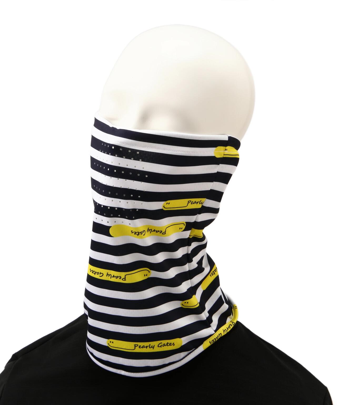 UVカットネックガード <PG SMILEボーダー柄> (UNISEX)