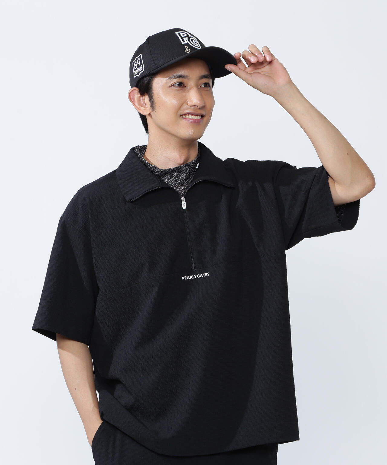 プライムフレックス×DotAir半袖ハーフジップ