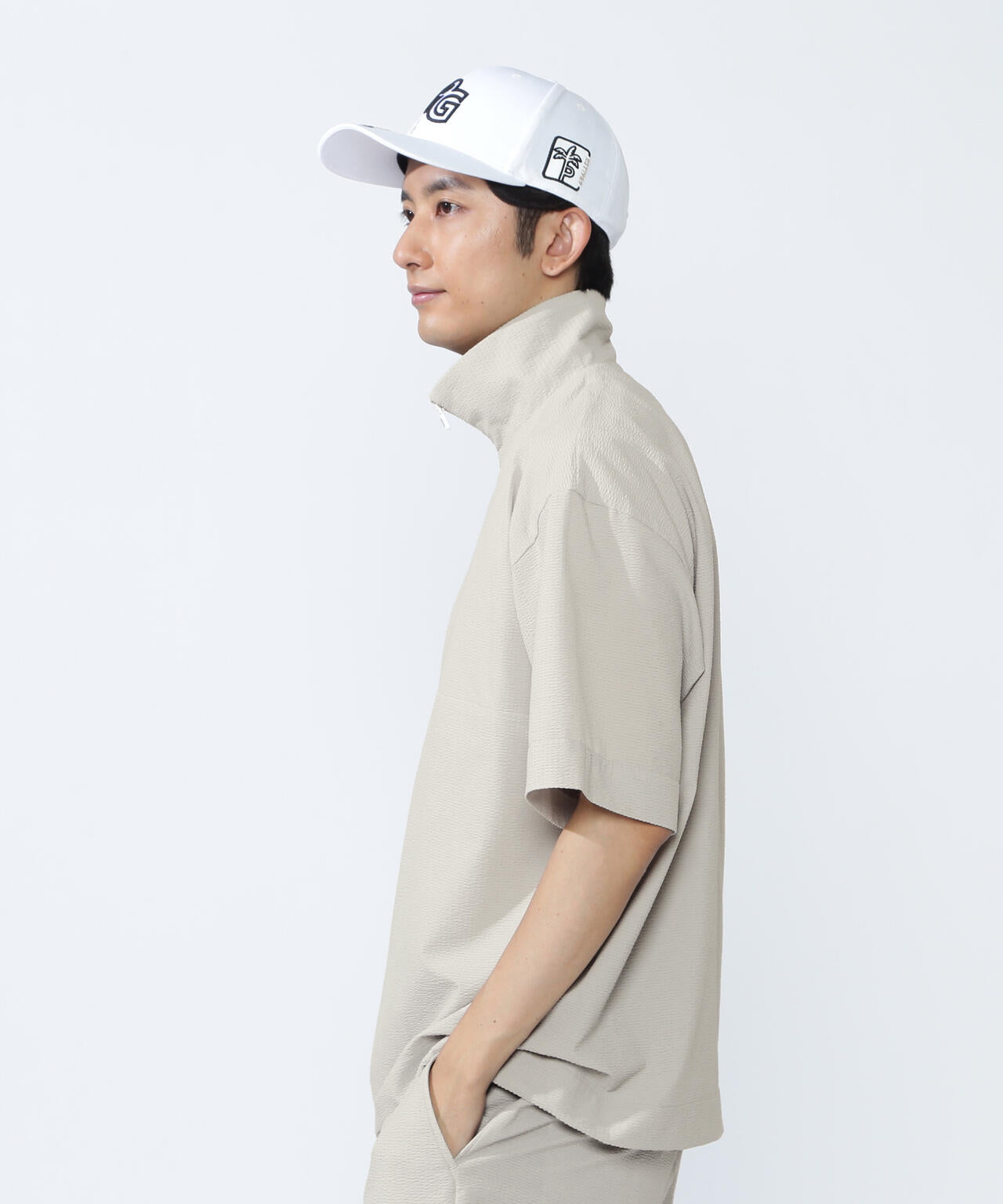 プライムフレックス×DotAir半袖ハーフジップ