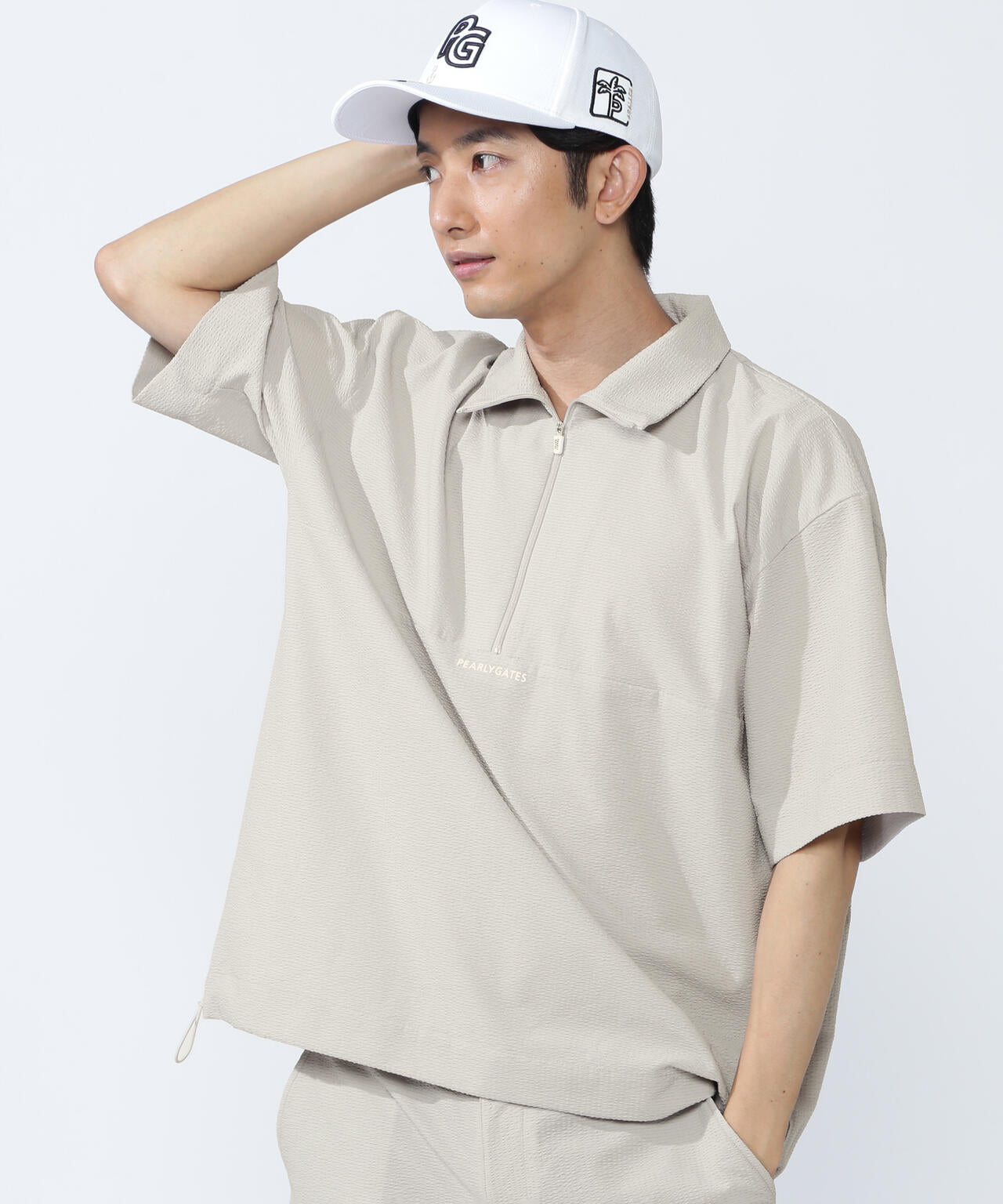 プライムフレックス×DotAir半袖ハーフジップ