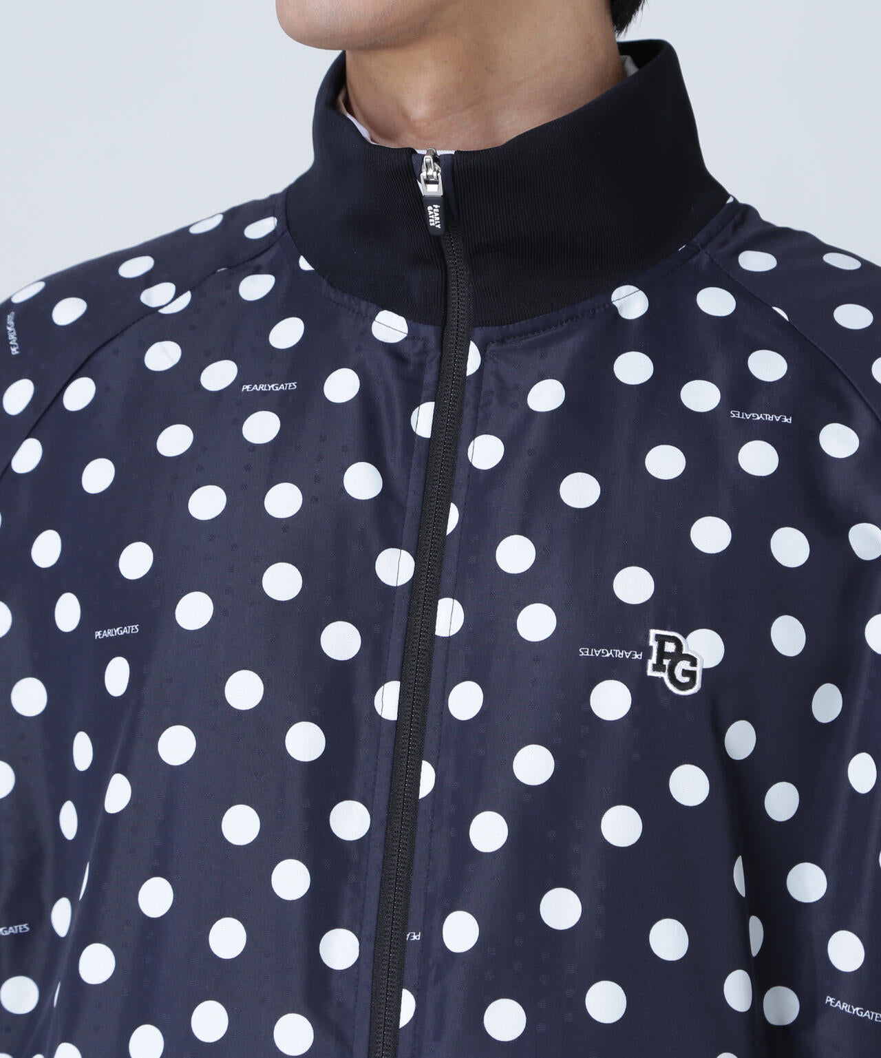 タフレックス×サーモトロン フルジップブルゾン <ランダムドット柄>