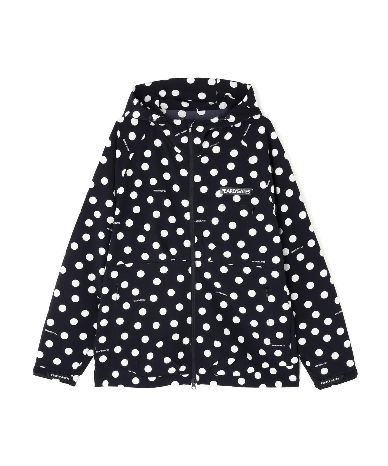 Peストレッチサッカー フルジップフーディ <ランダムドット柄>