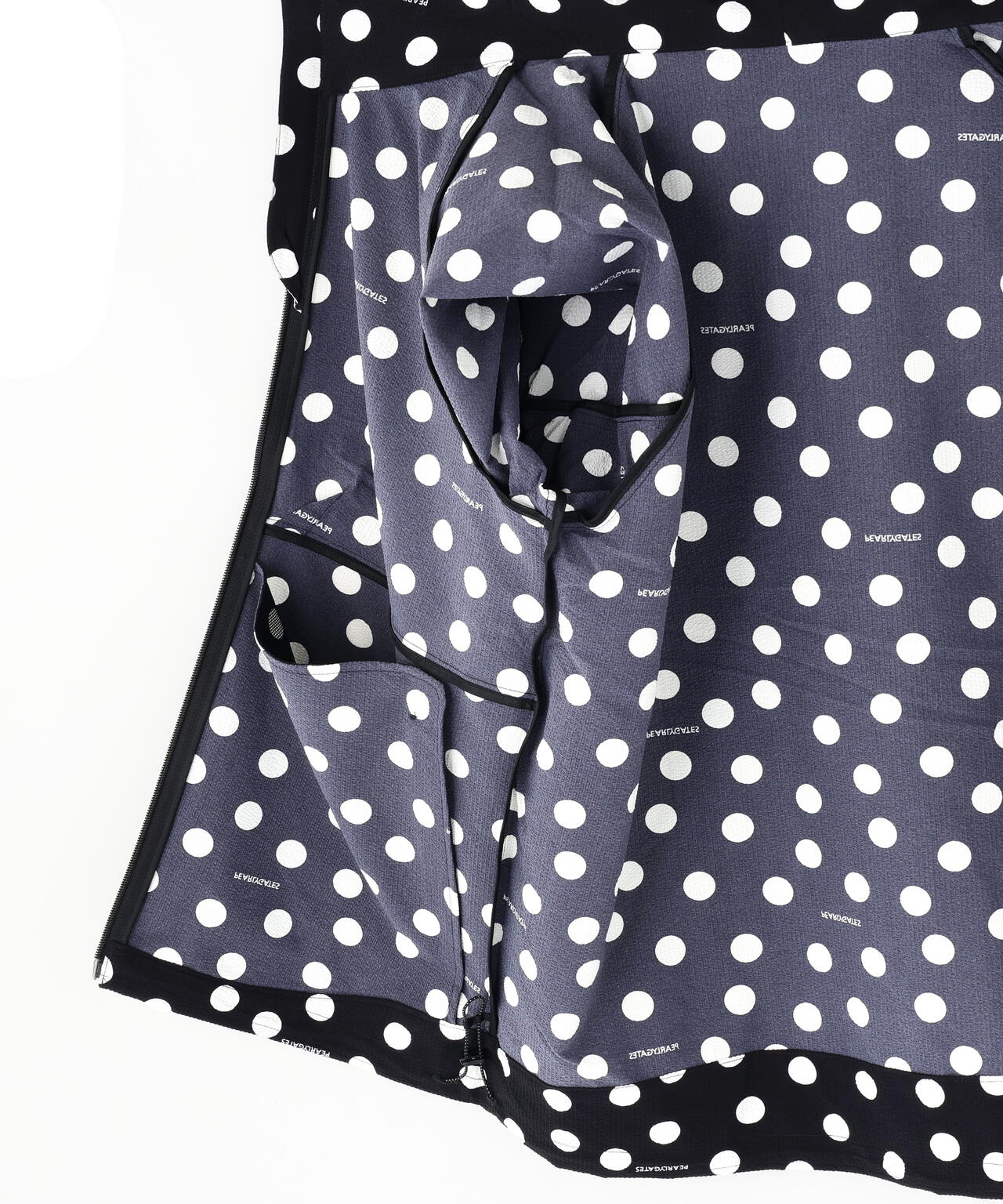 Peストレッチサッカー フルジップフーディ <ランダムドット柄>