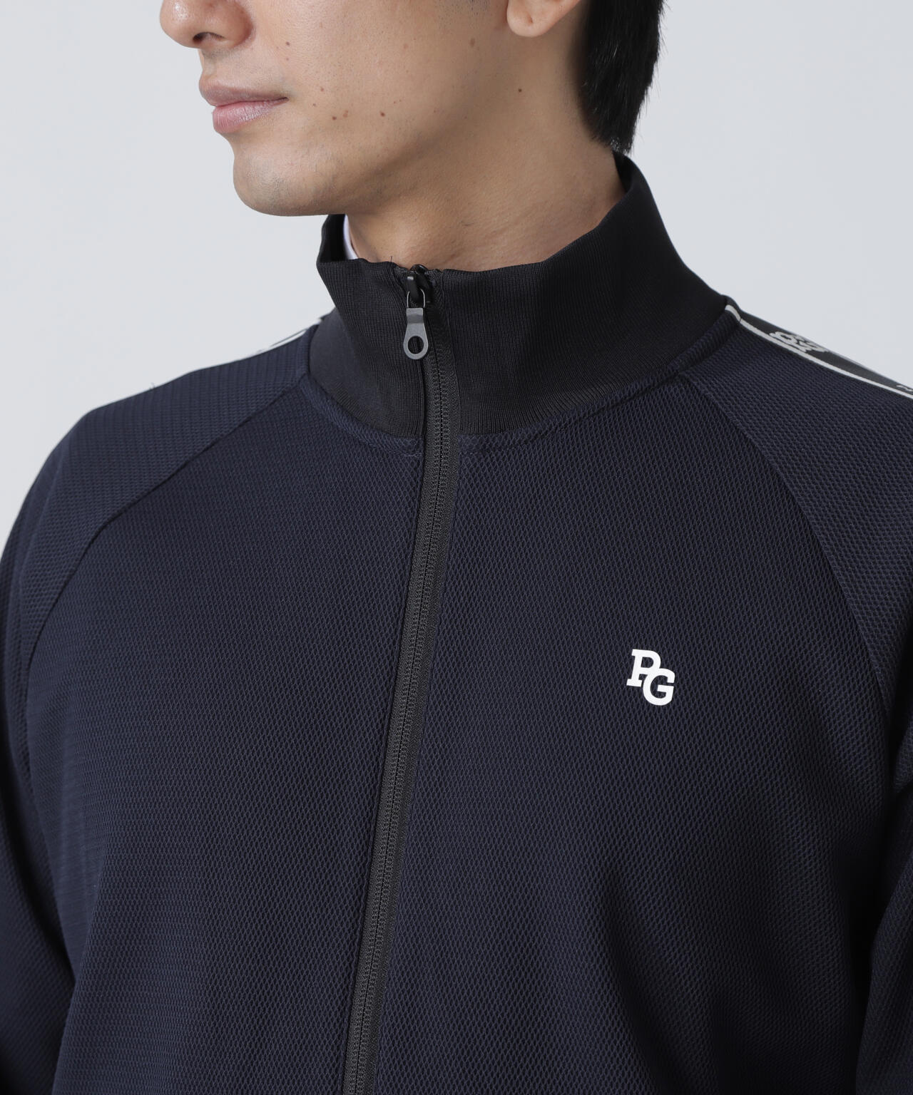 Peストレッチメッシュ トラックジャケット