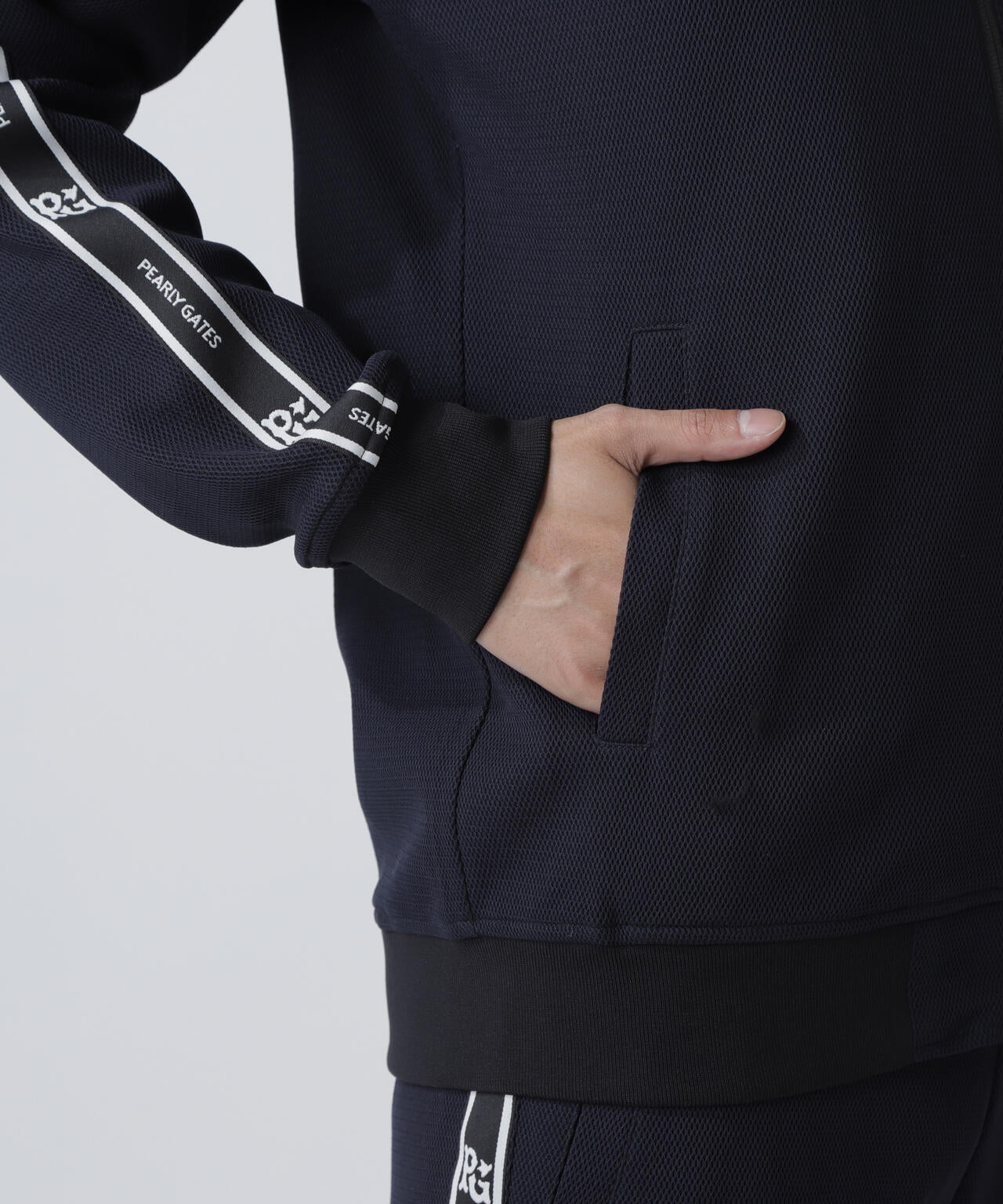 Peストレッチメッシュ トラックジャケット