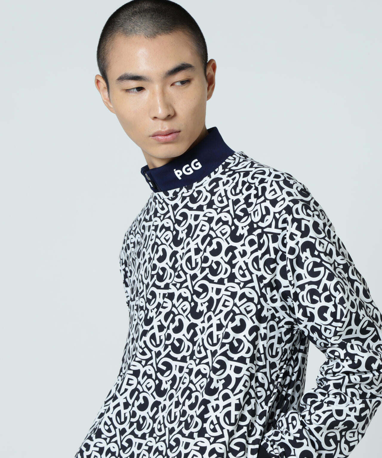 【PGG】【直営店舗&公式オンライン限定】Nyストレッチリップストップ×エプシロン <ロゴ総柄> (MENS)