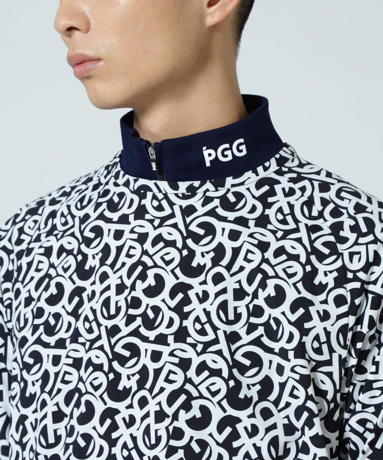 【PGG】【直営店舗&公式オンライン限定】Nyストレッチリップストップ×エプシロン <ロゴ総柄> (MENS)